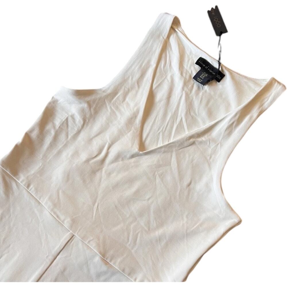 House of Harlow 1960, Cream Sleeveless Romper, Size Medium, NWT